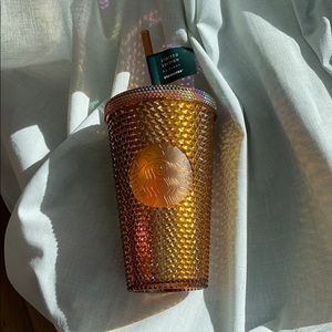 Starbucks 50th Anniversary Gold Studded Tu…